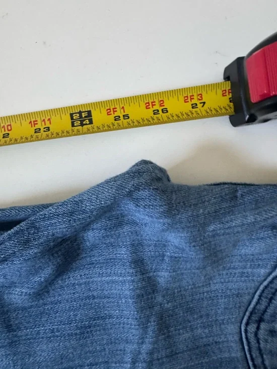 AYR Womens The Bomb Pop High Rise Straight Leg Raw Hem Jeans Size 29 - Picture 9 of 12